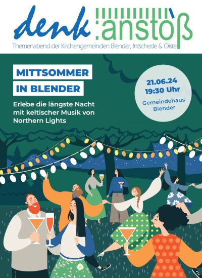 Northern Lights in Concert Mittsommer in Blender